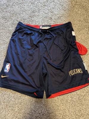 New Orleans Pelicans Nike Dri-Fit Team Issued Reversible Shorts Men s XL Tall