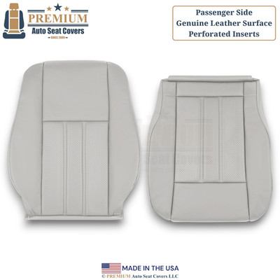 2009 For Chrysler Town/Country Genuine Leather Perf. Passenger Side Covers Shale