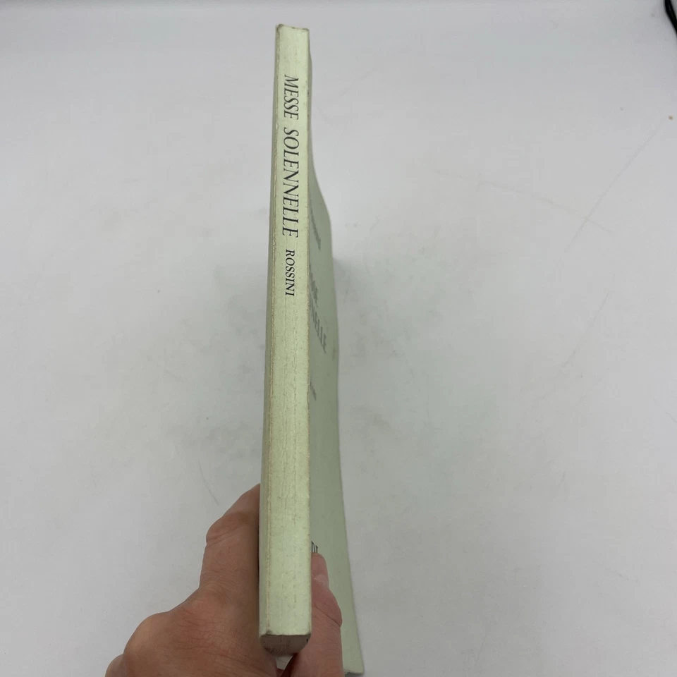 Rossini: Messe Solennelle For Four Solo & Chorus Ricordi SATB Vocal Score 24 - Image 3 of 4