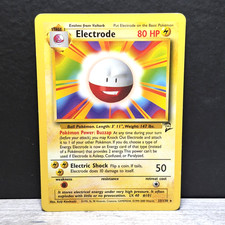Electrode 25/130 - Base Set 2 Vintage Rare Pokemon Card TCG WoTC