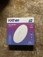 Rother 18W LED Ceiling Down Light Round Panel for Wall and Bathroom, Cool White