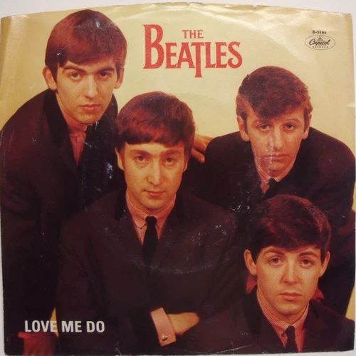 The Beatles - Love Me Do - 1982 NM Reissue 45 & Picture Sleeve