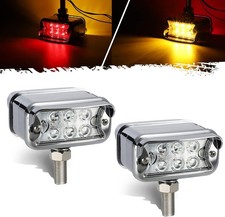 Partsam 2Pcs Dual Revolution 12 LED Marker Li...