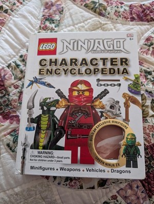 LEGO Ninjago Character Encyclopedia Dorling Kindersley 2012 w/ Minifigure