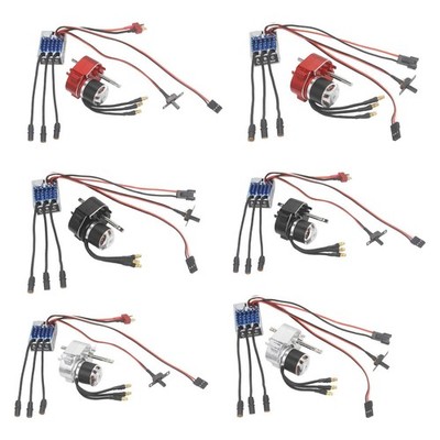Brushless Motor Getriebe Regler Set Elektro Drehzahlregler Maßstab 1:12 RC Auto Easy
