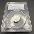 1960 Proof Silver Roosevelt Dime PCGS PR67 Cameo