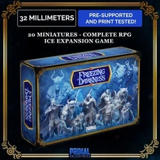 20 miniatures - complete RPG ice expansion game - FREEZING DARKNESS