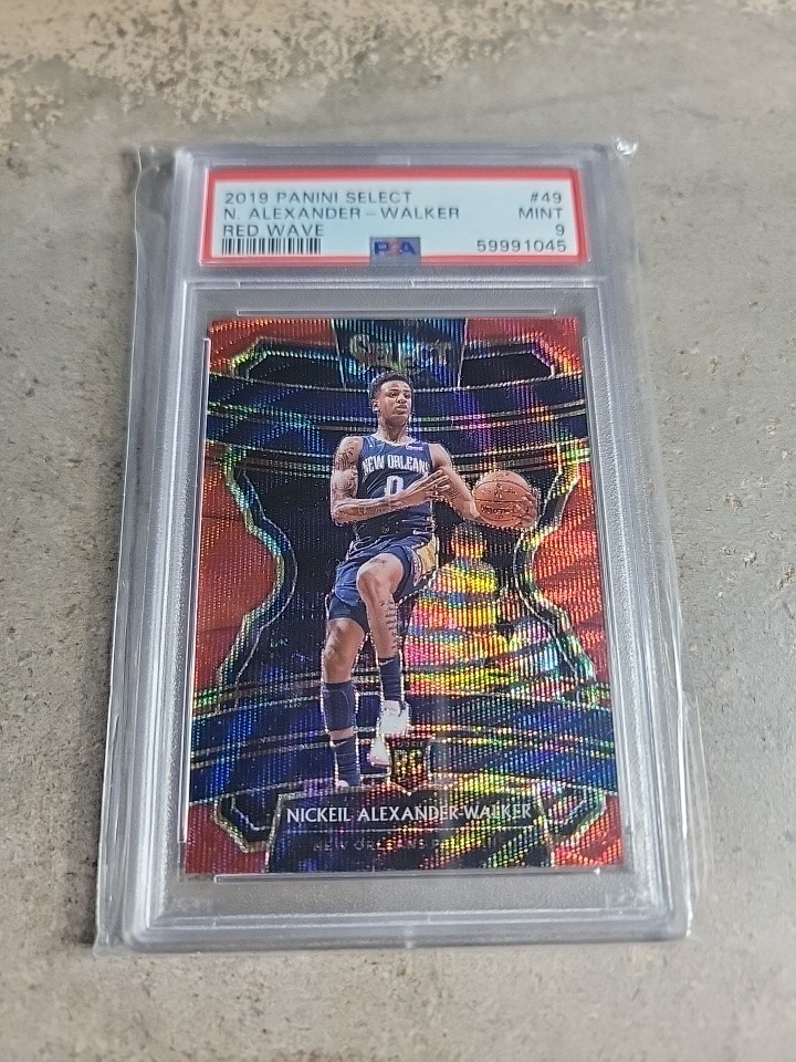 Nickeil Alexander-Walker 2019-20 Select CONCOURSE Rookie RC Red Wave - PSA 9