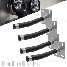 Reifen Wandhalterung für 4 Felgen Autoreifen Wandhaken Reifenhalter Haken Satz