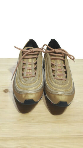 Zapatillas Nike Air Max 97 OG QS para niños talla 7Y jóvenes mujeres 8,5 doradas - Imagen 8 de 11