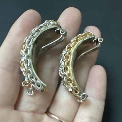 bjoux de couturer vntage, pare de boucle d'orelles à clps par