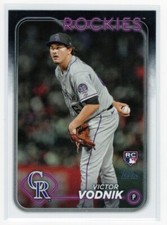 2024 Topps Series 2 Victor Vodnik 607 Rookie Colorado Rockies
