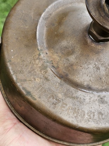 Meva No. 1 Brass Backpacking Camp Stove Old Czechoslovakia Made Parts Repair - Picture 2 of 16