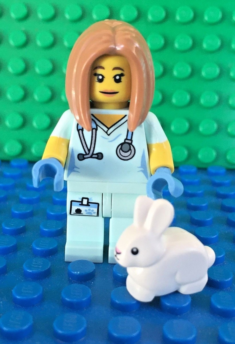 Lego 71018 series 17 VETERINARIAN Rabbit Vet Minifigures City Town