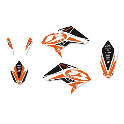 AUFKLEBERSET BETA RR 4T '10-'12, DREAM 4 FARBE ORANGE/WEISS/SCHWARZ