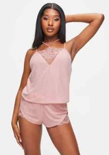 ann summers Endless Pink Cami Shorts Set Large 16 18