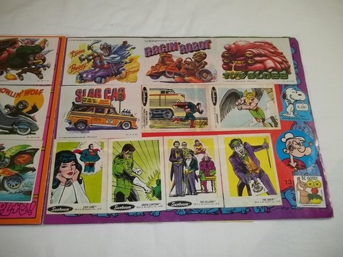 Lot Vintage 1980s Sticker Albums SunbeamDC Super Heroes Topps Weird Wheels Pac - Picture 2 of 11