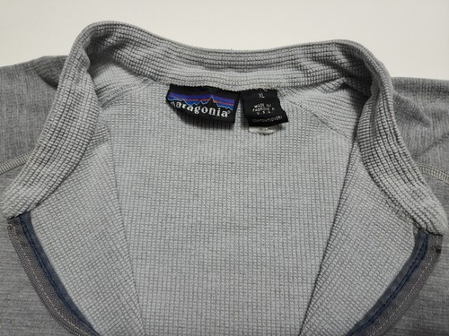 Suéter Patagonia Para Hombre Extra Grande XL Gris Breather R1 1/4 Cremallera Polartec - Imagen 7 de 12
