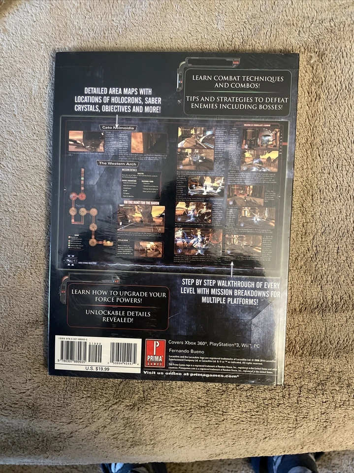 Star Wars Force Unleashed II WALMART Strategy Guide NEW! SEALED, Never Opened. - Image 3 of 4