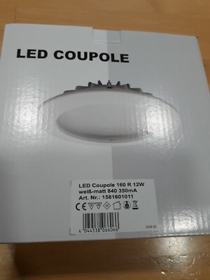 Nobile EB-Leuchte LED Coupole 160 R 12W 840 350mA weiß-matt Neu in OVP!