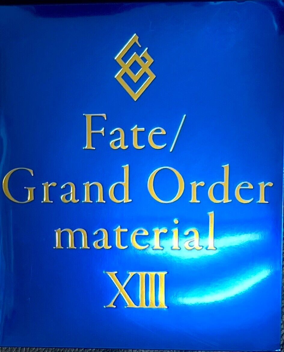 fate material vol XIII 13 art book B5 fgo grand order type-moon