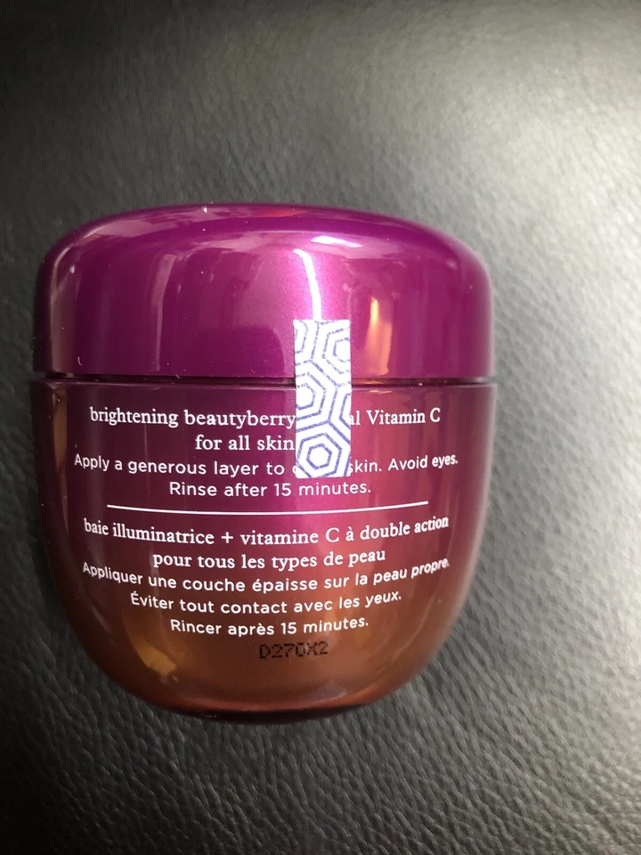 Tatcha Violet-C Radiance Mask Full Size 1.7 oz  / 50ml . - Image 2 of 2