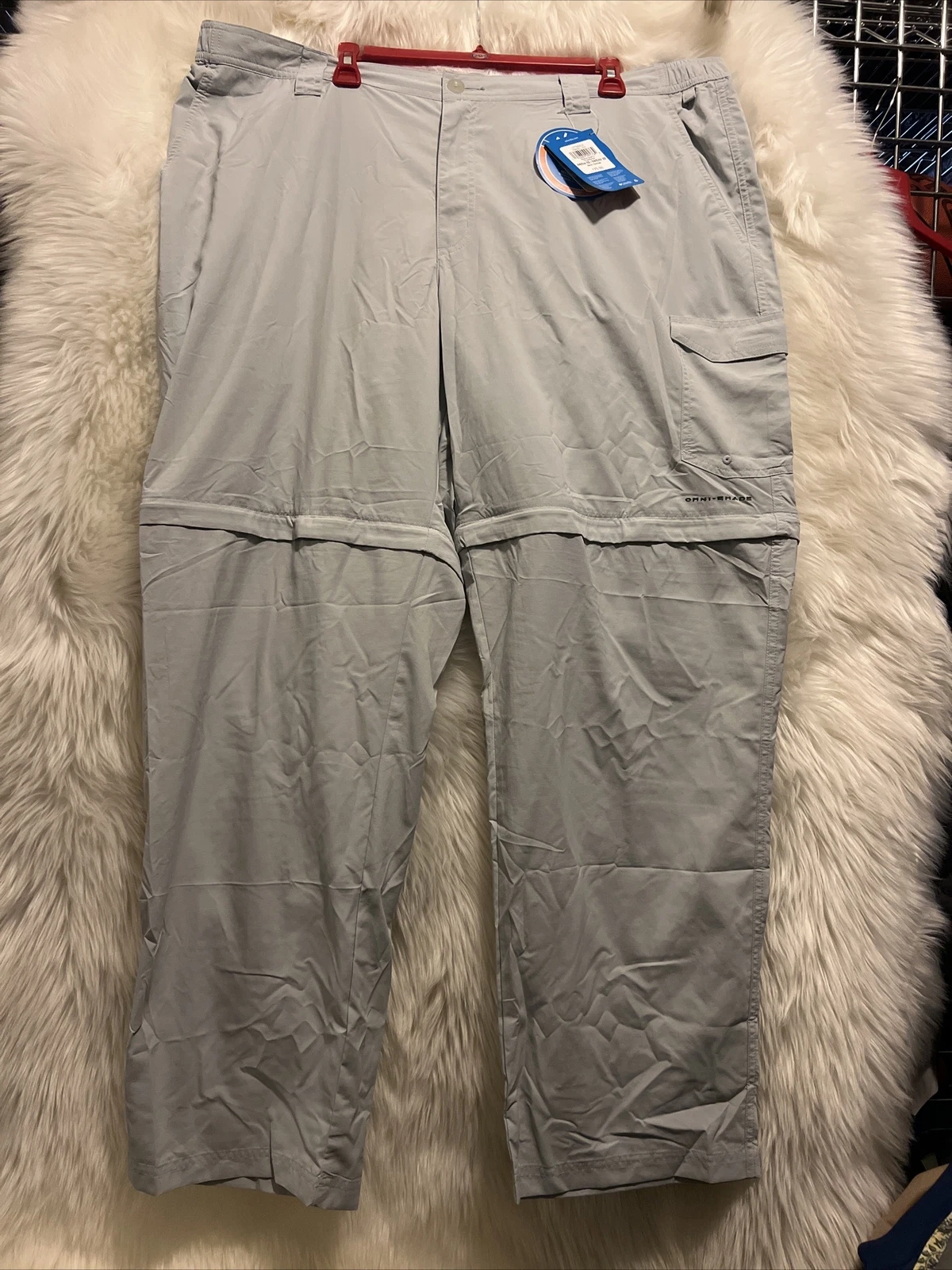Columbia PFG Blood & Guts III Men's Omni-Shield Convertible Pants $75 Sz 44X32