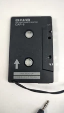 Vintage AIWA CAP-6 Car Cassette Adapter Genuine Untested
