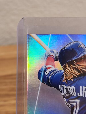 Vladimir Guerrero Jr. 2020 Topps x Steve Aoki Rainbow Foil Blue