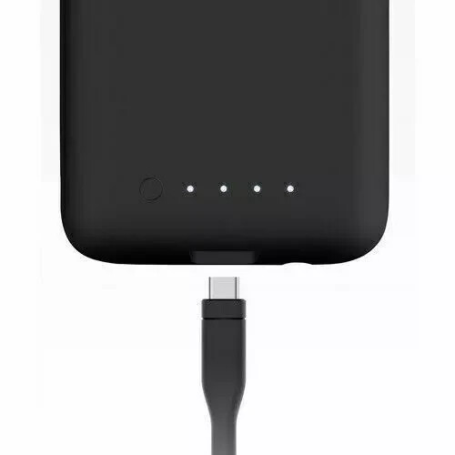 Mophie Wireless Charging Battery Case for Samsung S8+ Juice Pack Slim - BLACK - Picture 5 of 8