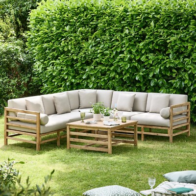 Sofa Table Garden Sofa Georgia Brown Natural Rattan Corner Sofa