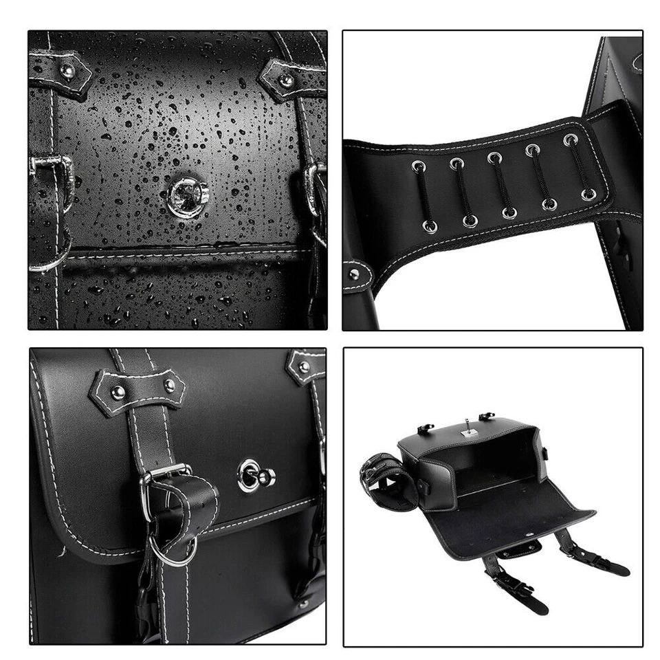 Motorcycle Saddlebags Side Bags Cup Holder Package For Honda Rebel 250 CMX250C - Imagem 4 de 4