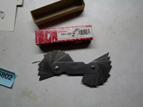 Starrett Angle Gage No. 466 Machinist Tool 1 to 45 Degrees