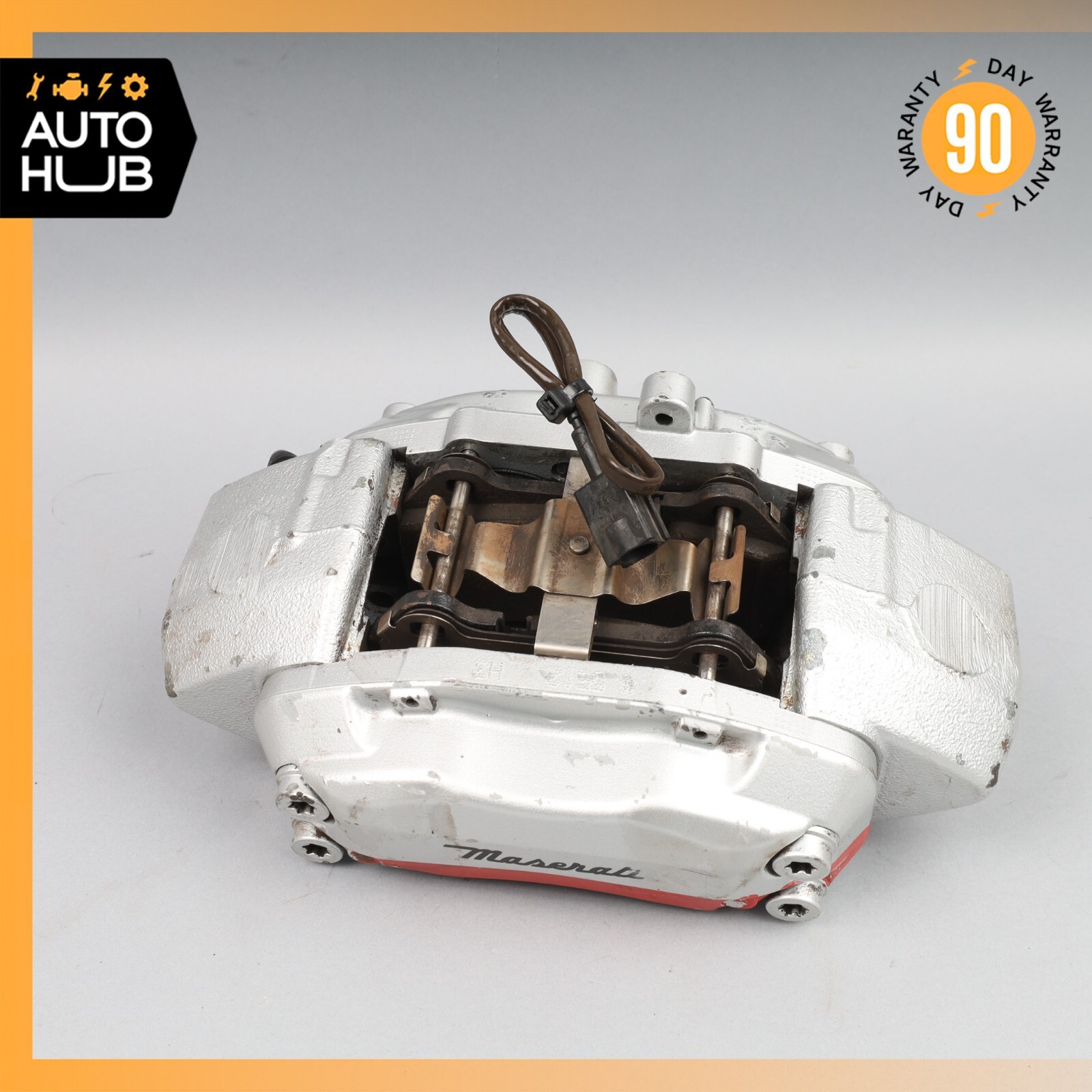 04-17 Maserati Quattroporte Front Left & Right Brake Caliper Calipers Set OEM