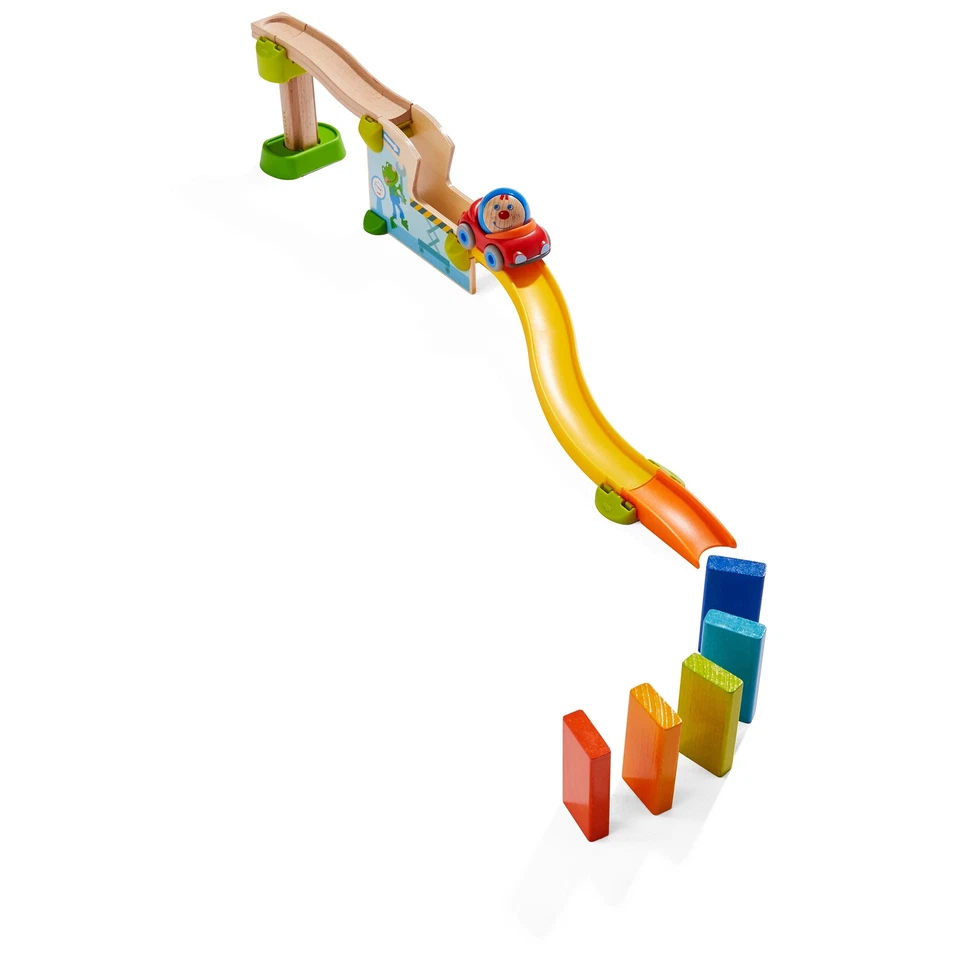 HABA Kullerbu Theme Set - Jump into Car Dominos - 15 Piece Playset - Image 3 of 4