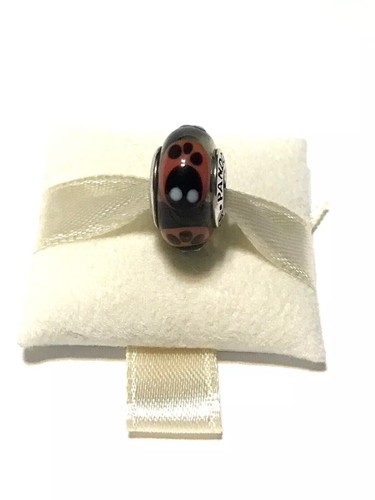 Pandora Marienkäfer Marienkäfer Zimt Murano Glas braun Charm 925 ALE + Box 790655 - Bild 2 von 7
