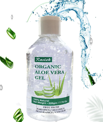 Aloe Vera Gel | 100% Pure Natural Aloe Gel for Moisturizing Face Skin &  Hair | eBay