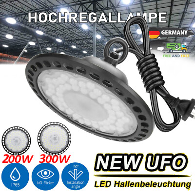 UFO LED Hallenbeleuchtung Industrielampe High bay Hallenstrahler Hallenleuchte