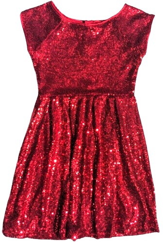Beautiful Holiday Dress With Sparkle Work Once Size L | eBay