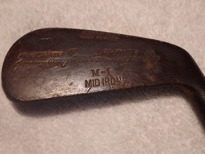 James M Roche ANTIQUE HAND FORGED JAMES M ROCHE M-1 MID-IRON ACCURATE GOLF CLUB | eBay