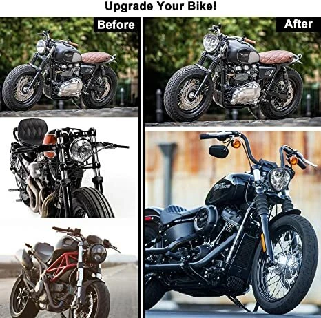 Faro LED delantero cromado para motocicleta K75 K100 R18 R9t R1150R Cafe Racer 7"" Foto 3 de 4