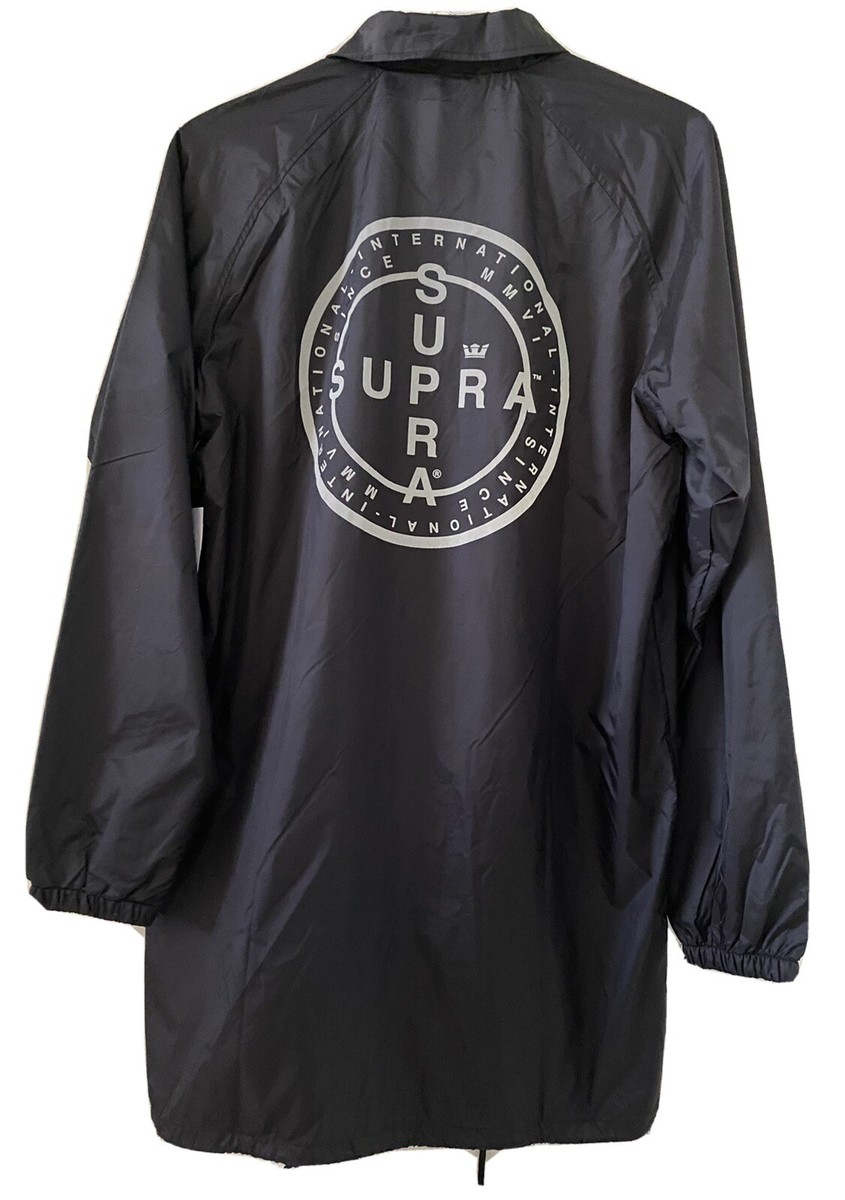SUPRA Cross Seal Trench Fishing Long Jacket Men 