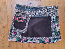 Moshiki Wickelrock / Wenderock grösse: S/M/L bunt floral mit Tasche wie neu