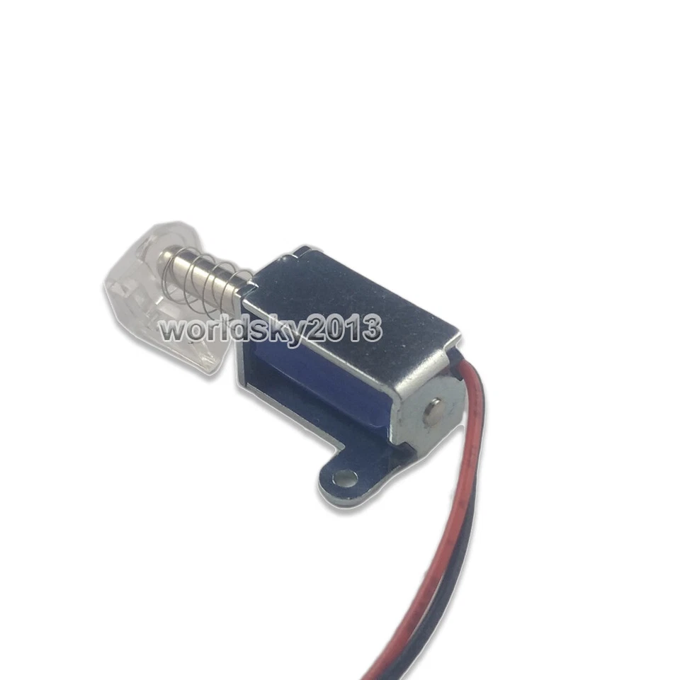 1pcs DC6-12V Micro Push Pull Type DC Electromagnet Solenoid Magnet Plug 85Ohm - Image 3 of 4