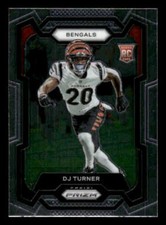 2023 Panini Prizm #319 DJ Turner Rookie Cincinnati Bengals