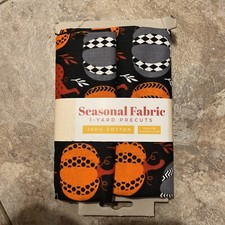 David Textiles Night of the Pumpkins Seasonal Fabric 1 YD Precuts 36  x 44  