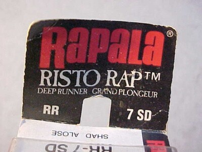 Leurre Rapala Risto Rap Deep Runner Shad RR-7 - Silver Blue - Neuf Sous Blister