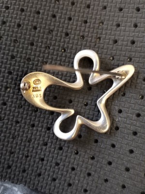 GEORG JENSEN DENMARK STERLING SILVER PIN/BROOCH #321 
