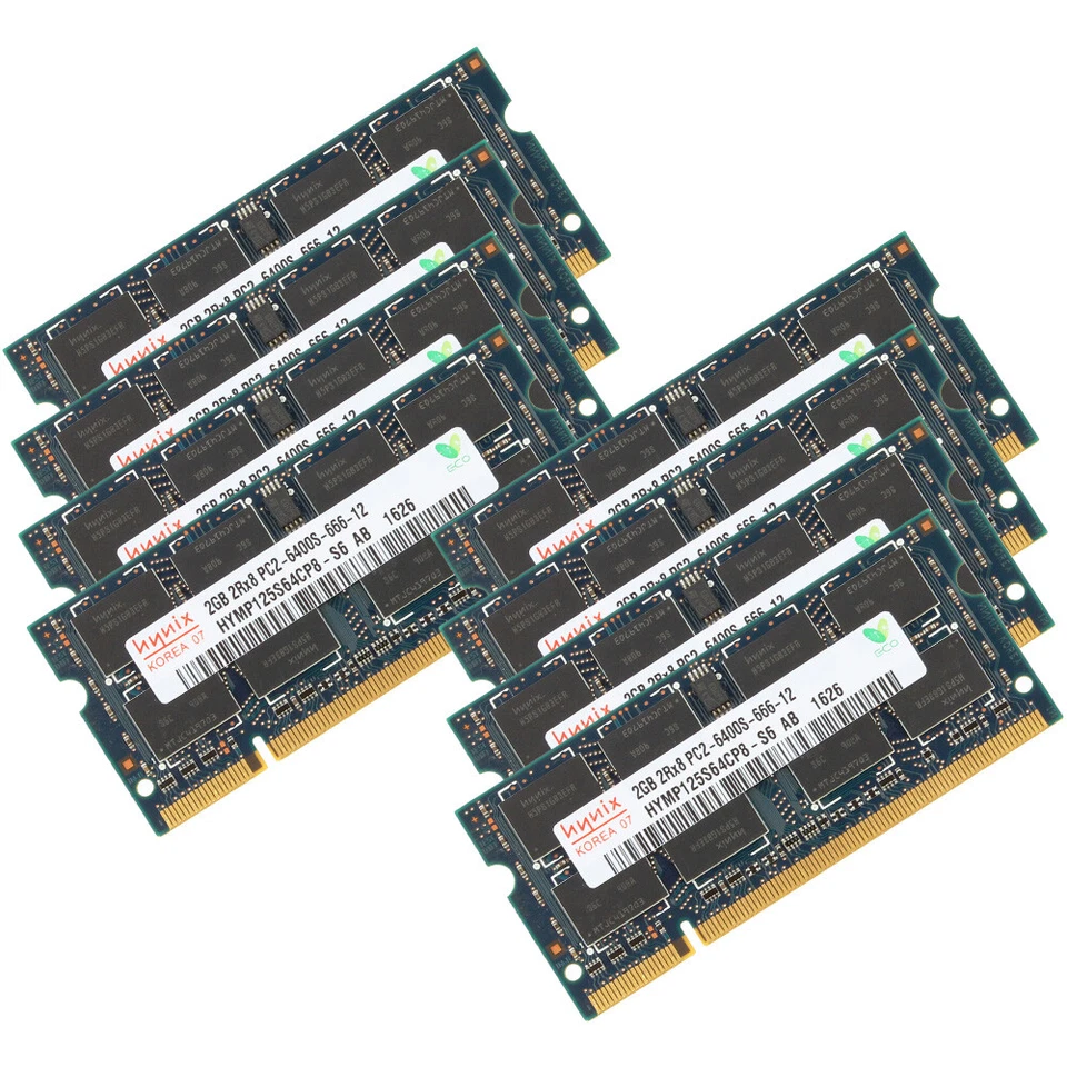 Original Hynix 16GB 8GB 4GB 2G PC2-6400S DDR2 800Mhz 200Pin Laptop Memory LOT BL - Image 4 of 4