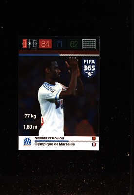2015-16 Panini Adrenalyn XL FIFA 365 Nicolas N'Koulou Olympique M.D. Rock #256